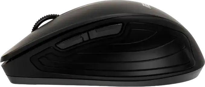 ASUS WT465 Wireless Optical Mouse, Black, USB Interface, 2.4GHz RF Connectivity, 1600dpi Resolution, Compatible with Windows 11/10 and Chrome OS