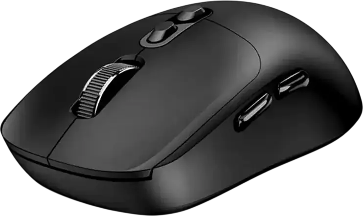 Genius NX-8080S BT Wireless Mouse, Black, Dual Mode Bluetooth 5.3 & 2.4GHz, 1600 DPI Optical Sensor, 7 Buttons with AI Copilot Key, Silent Click, Ambidextrous
