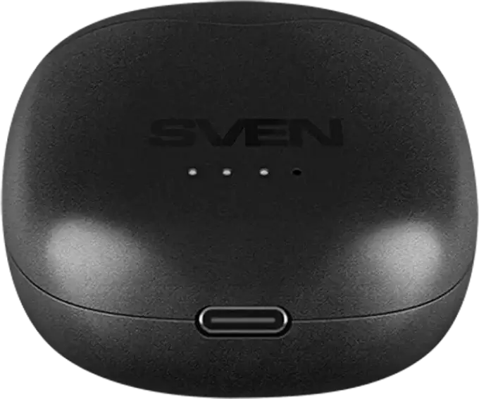 Casca Wireless TWS SVEN E-717BT In-Ear, Bluetooth, Driver 13mm, Control Tactil, Încărcare USB Type-C, Autonomie Totală 24h, Negru