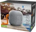 Difuzor Portabil Bluetooth Muse M-360 LG, Putere 5W RMS, Rezistent la Apă IPX4, Stereo Pairing, Funcție Hands-free, USB-C, Baterie 800mAh, Gri