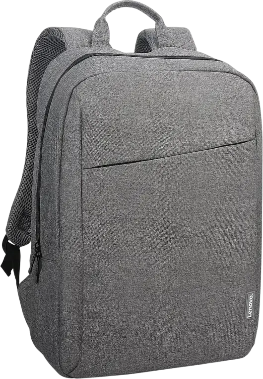 Lenovo B210 Laptop Backpack for 15.6 inch Laptops, Water-repellent Polyester, Grey, with Dedicated Laptop and Phone Pockets, Lightweight Design