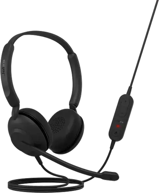 Гарнитура Jabra Evolve 10 для колл-центра, проводная USB-A, с шумоподавляющим микрофоном, встроенным управлением громкостью и функцией Mute, черная