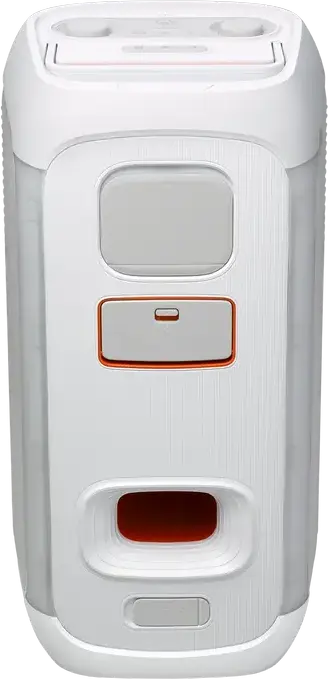 Портативная Bluetooth-колонка JBL PartyBox Club 120, 160 Вт RMS, защита IPX4, аккумулятор на 12 ч, динамическое световое шоу, входы для микрофона, Цвет: Белый