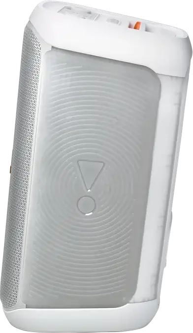 Портативная Bluetooth-колонка JBL PartyBox Club 120, 160 Вт RMS, защита IPX4, аккумулятор на 12 ч, динамическое световое шоу, входы для микрофона, Цвет: Белый