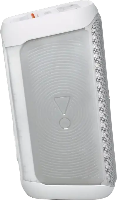 Портативная Bluetooth-колонка JBL PartyBox Club 120, 160 Вт RMS, защита IPX4, аккумулятор на 12 ч, динамическое световое шоу, входы для микрофона, Цвет: Белый