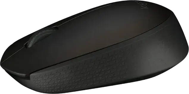 Mouse Wireless Logitech B170, Receptor Nano 2.4 GHz, Senzor Optic Avansat 1000 DPI, Ambidextru, Baterie 12 Luni, Culoare: Negru