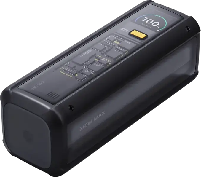 Внешний аккумулятор Xiaomi 212W HyperCharge 25000mAh 92.5Wh, быстрая зарядка 140W USB-C PD 3.1, LCD-дисплей, поддержка ноутбуков, 3 порта, черный