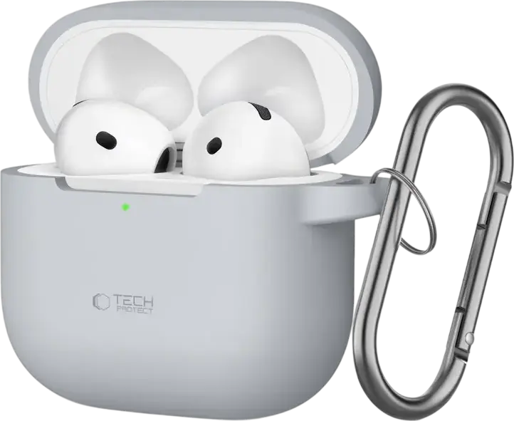 Husă pentru Airpods Tech Protect Hook, Crayon Grey