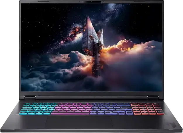 Laptop Gaming Acer Nitro 18 AI AN18-61, 18" WQXGA 165Hz IPS, AMD Ryzen AI 7 350, 16GB DDR5, 1TB SSD, Tastatură RGB, Obsidian Black, Linux