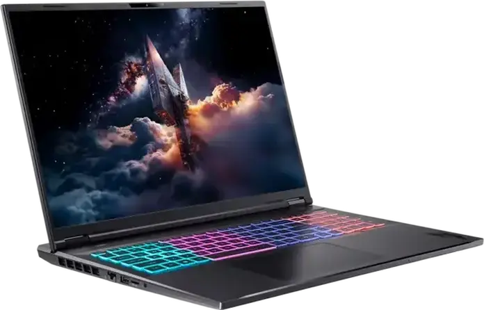 Laptop Gaming Acer Nitro 18 AI AN18-61, 18" WQXGA 165Hz IPS, AMD Ryzen AI 7 350, 16GB DDR5, 1TB SSD, Tastatură RGB, Obsidian Black, Linux