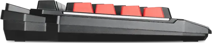 SVEN KB-G8800 Wired Gaming Keyboard, RGB Sound-Reactive Backlight, Membrane, 26-Key Anti-ghosting, Smartphone Cradle, Side USB Port, Black
