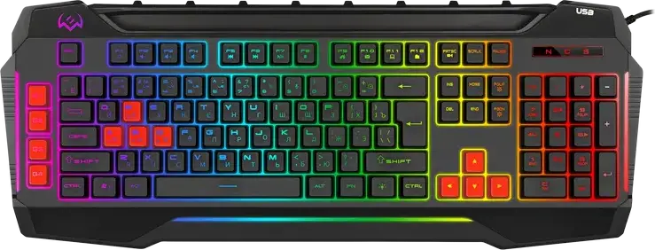 Tastatură SVEN KB-G8800, Cu fir, Negru