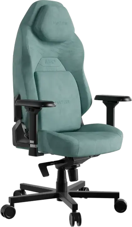 HATOR Arc 3 L Gaming Chair, Velour Fabric, 4D Adjustable Armrests, Aluminum Base, Class 4 Gas Lift, 170 Degree Recline, Max Load 150kg