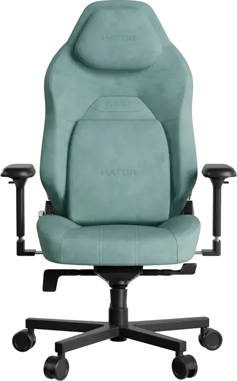 HATOR Arc 3 L Gaming Chair, Velour Fabric, 4D Adjustable Armrests, Aluminum Base, Class 4 Gas Lift, 170 Degree Recline, Max Load 150kg