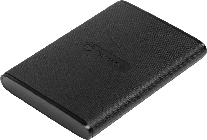 Transcend ESD270C Portable External SSD 2TB USB 3.1 Gen 2 10Gbps 3D NAND Flash 520MB/s Read 460MB/s Write AES 256-bit Encryption Black