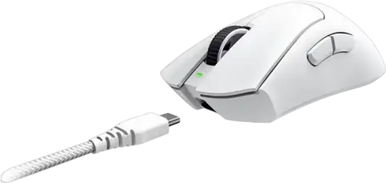 Mouse Wireless Razer DeathAdder V3 Pro, Alb
