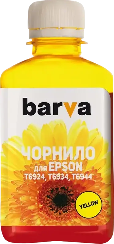Recipient de cerneală Barva T6931, 180ml, Galben