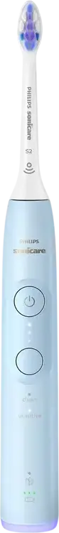 Periuța de dinți electrică sonică Philips HX7406/01, Albastru deschis