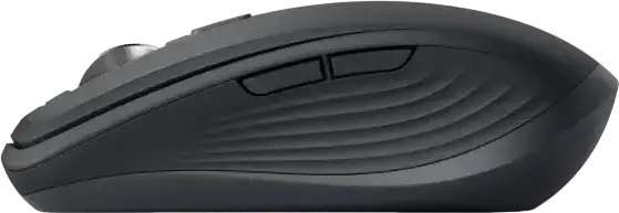 Logitech MX Anywhere 3S Wireless Mouse - Graphite, 8000 DPI Darkfield Sensor, MagSpeed SmartShift Wheel, Quiet Clicks, Logi Bolt & Bluetooth, USB-C Rechargeable