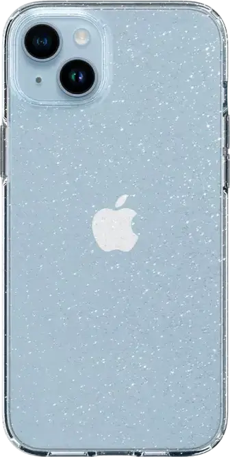 Spigen Liquid Crystal Glitter Case for iPhone 14 Plus, Slim Shock-Resistant Transparent TPU Protective Cover, Anti-Scratch Grip Shell