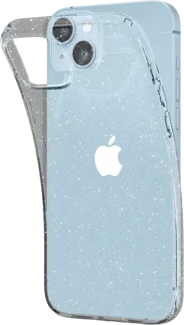 Spigen Liquid Crystal Glitter Case for iPhone 14 Plus, Slim Shock-Resistant Transparent TPU Protective Cover, Anti-Scratch Grip Shell