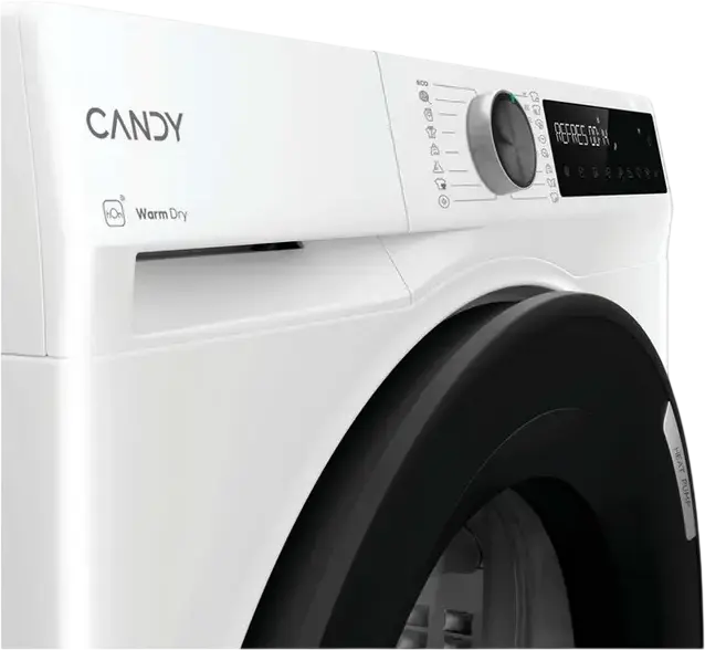 Candy BR 9N2BX-S ProDry 500 Heat Pump Clothes Dryer, 9kg Capacity, Energy Class D, Wi-Fi, Bluetooth, hOn App, AI Smart Move, Hygiene Program, White