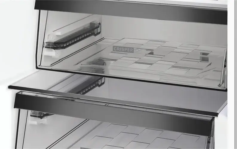 Холодильник Whirlpool WHK 26362 XBR4E, Dual No Frost, нижняя морозильная камера, общий объем 316 л, LED-дисплей, черный, класс энергопотребления E