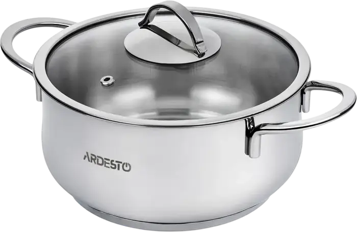 Cratiță Ardesto AR0730S, 3L, 20cm, Oțel inoxidabil