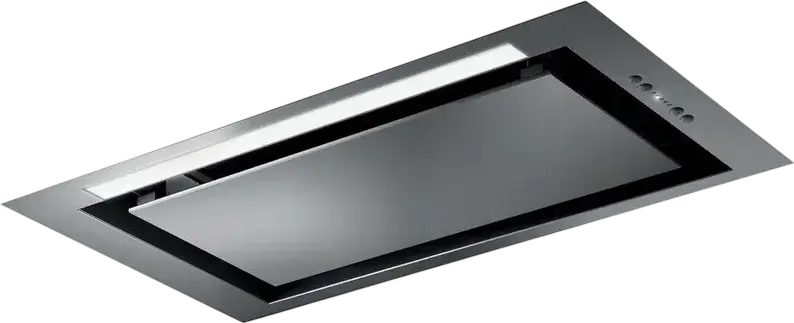 Elica LANE IX/A/52 Built-in Kitchen Hood, Stainless Steel, 1050 m3/h Max Extraction, 3 Speeds + Intensive, LED Lighting, 52 cm Width, Grey Inox