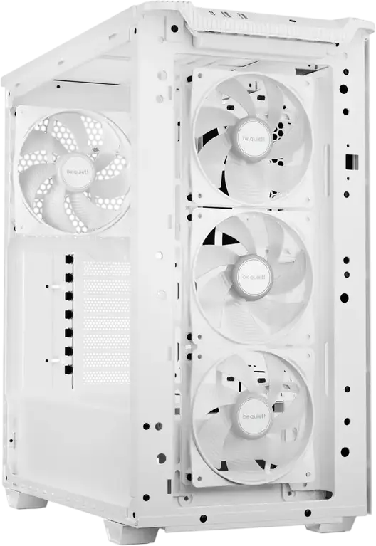 Carcasa be quiet! Pure Base 501 LX Midi-Tower, Alb, ATX/M-ATX/Mini-ITX, 4 Ventilatoare Light Wings LX PWM, Panou Sticla Temperata, Suport GPU Vertical