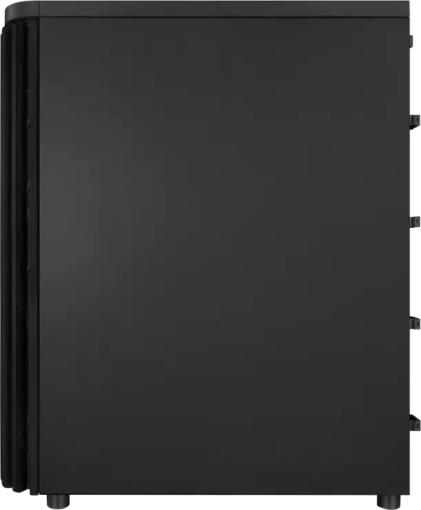 Carcasa Midi-Tower ASUS ProArt PA401 Wood Edition, Panou frontal lemn de Frasin FSC, Sticla Temperata, ATX/mATX/ITX, 3 Ventilatoare, USB-C 20Gbps, Negru