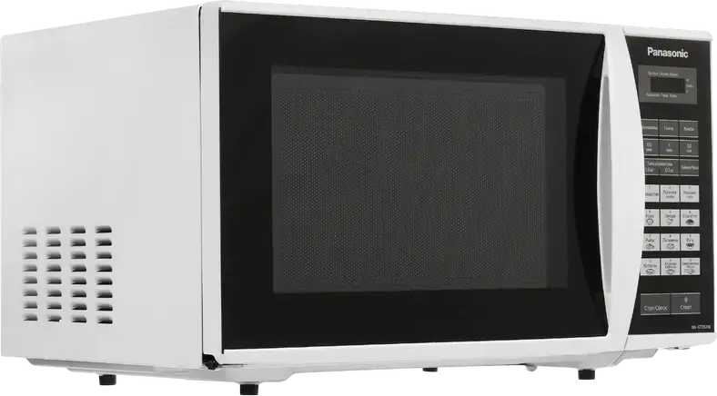 Cuptor cu microunde Panasonic NN-GT352WZUE cu Grill Quartz, Liber de Instalare, Capacitate 23L, Putere 800W/1000W, 12 Programe Automate, Alb