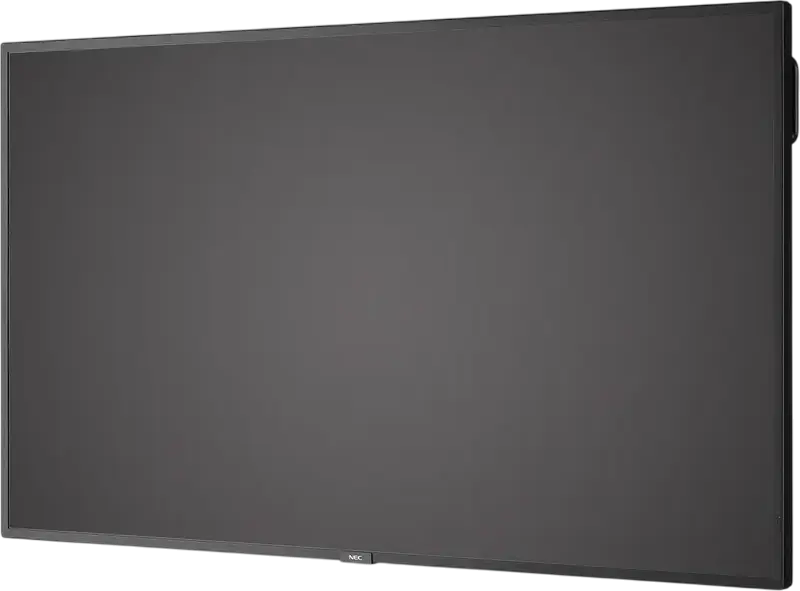 NEC MultiSync M651-2 65" 4K UHD Large Format Display, IPS Panel, 3840x2160, HDR10, Intel SDM Slot, 24/7 Operation, 500 cd/m², Black Metal Bezel