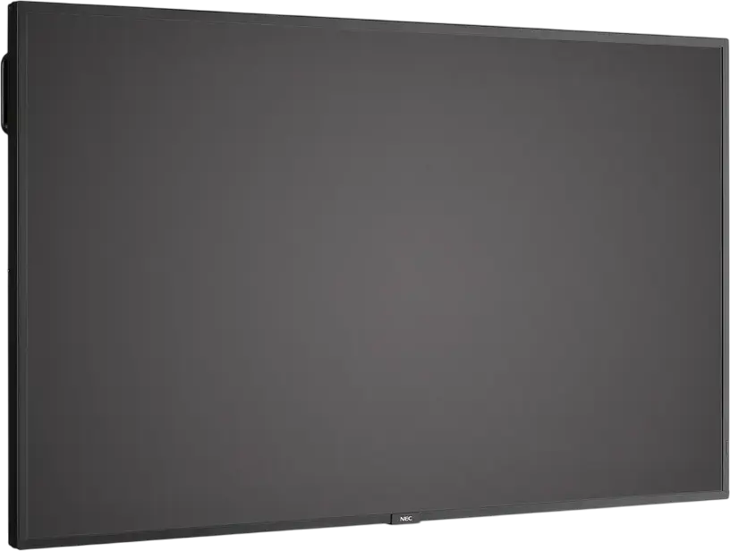 NEC MultiSync M651-2 65" 4K UHD Large Format Display, IPS Panel, 3840x2160, HDR10, Intel SDM Slot, 24/7 Operation, 500 cd/m², Black Metal Bezel