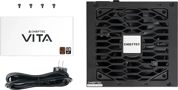 Sursa Alimentare Chieftec Vita BPX-750-S 750W, Eficienta 80 Plus Bronze, Format ATX, PFC Activ, Ventilator FDB 120mm, Cabluri Plate Negre