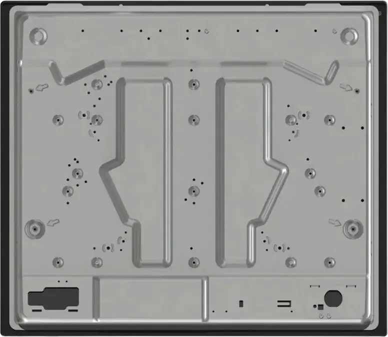 Газовая варочная панель Gorenje GW 642 SYB, 4 конфорки с WOK, поверхность из нержавеющей стали, чугунные решетки, электроподжиг, 60 см, черный