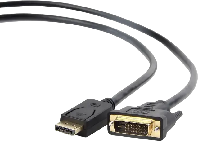 Cablu Adaptor Video Cablexpert CC-DPM-DVIM-6 DisplayPort la DVI-D, Male la Male, 24+1 pini, Full HD 1080p 60Hz, 1.8m, PVC Negru