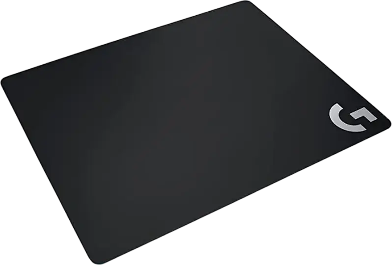 Logitech G240 Cloth Gaming Mouse Pad, Heat-Treated Black Textile Surface, Rubber Base, 340 x 280 x 1 mm, Optimized for Low-DPI Precision