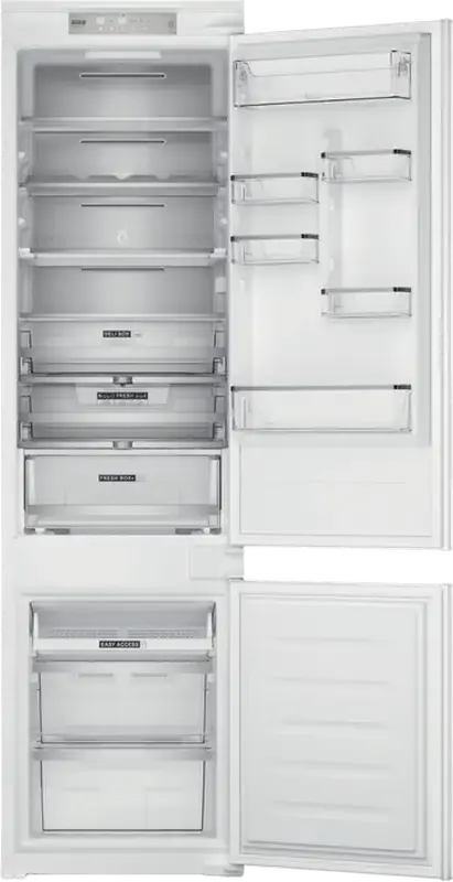 Whirlpool WHC20 T573 Built-in Refrigerator-Freezer, Full No Frost, 6th Sense, 280L Total Volume, Energy Class D, White, 193.5x54x54.5 cm