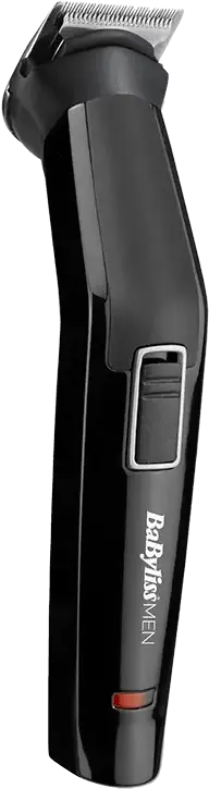 Мультитриммер 6-в-1 BaByliss MT725E, самозатачивающиеся лезвия из нержавеющей стали, длина стрижки 0.4-7 мм, моющиеся насадки, LED-индикатор, Цвет: черный