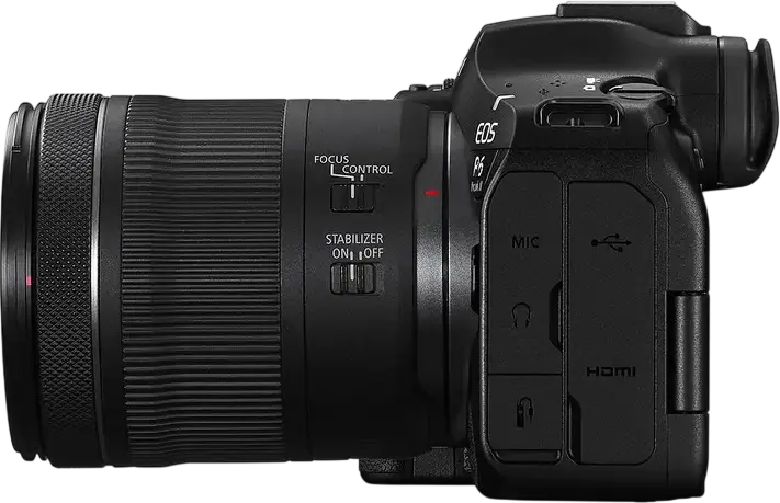 Canon EOS R6 Mark III Full-frame Mirrorless Camera, 32.5MP CMOS, DIGIC X, 40fps, Dual Pixel CMOS AF, In-body Stabilization, RF 24-105mm f/4 L IS USM Lens Kit