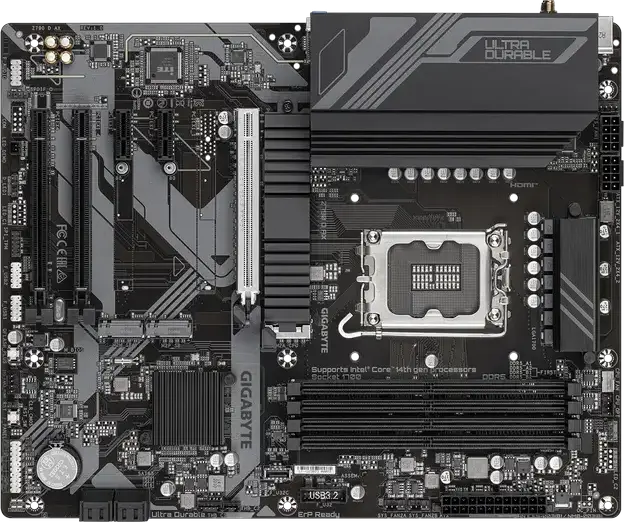 Placa de baza Gigabyte Z790 D AX Ultra Durable ATX, LGA1700, Chipset Intel Z790, DDR5 7600MHz (OC), PCIe 5.0, 3x M.2 Gen4, Wi-Fi 6E, Bluetooth 5.3, 2.5GbE