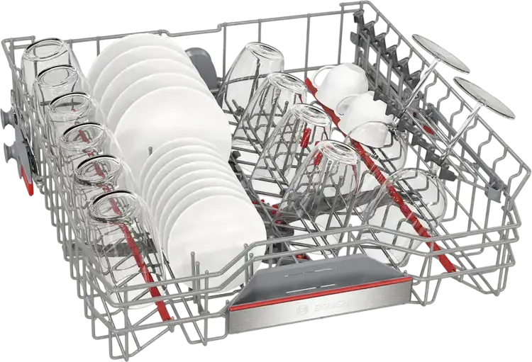 Bosch Series 6 SMS6ZCI16E Freestanding Dishwasher, 14 Place Settings, Zeolith PerfectDry, Home Connect, EcoSilenceDrive, 40dB, Color: Stainless Steel