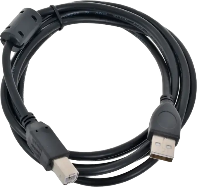 Cablu de comunicație Gembird CCF-USB2-AMBM-6, USB Type-A/USB Type-B, 1,8m, Negru