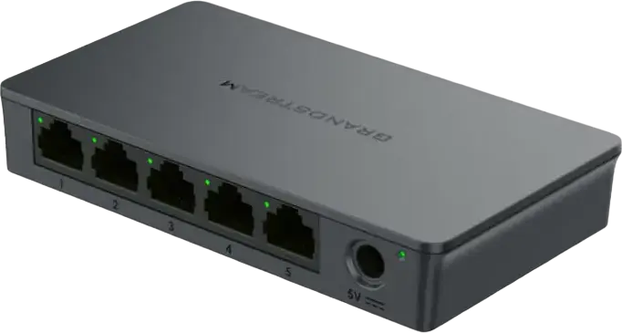 Switch de rețea Grandstream GWN7700, 5x 10/100/1000 Mbps