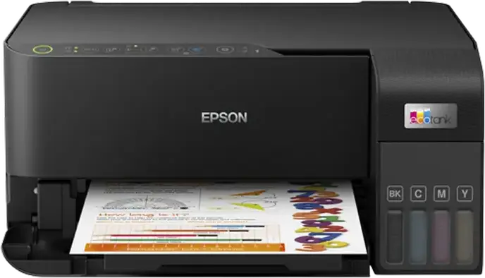 МФУ Epson EcoTank L3550, струйный многофункциональный принтер, печать, сканирование, копирование, PrecisionCore, WiFi, Wi-Fi Direct, 4800x1200 DPI, черный