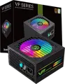 Блок питания Gamemax VP-800-RGB-S 800W, 80+ Bronze, ATX, ARGB LED подсветка, Active PFC, гидравлический вентилятор 120мм, немодульный