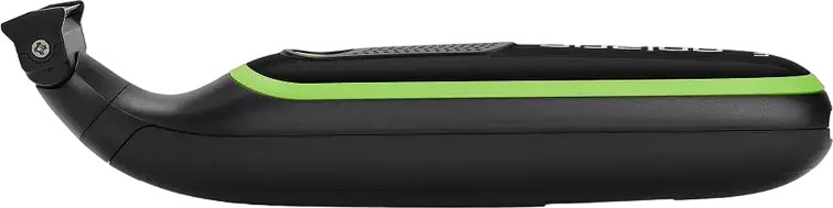 Триммер для бороды и усов Polaris PHC 0303RB, лезвия из нержавеющей стали, Li-Ion аккумулятор, 120 мин работы, USB-зарядка, водонепроницаемый, черный/зеленый