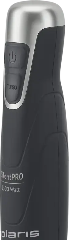 Polaris PHB 1380 SilentPRO Hand Blender, 1300W Immersion Blender with Stainless Steel Blades, Turbo Mode, Chopper, Whisk and Puree Attachment, Grey