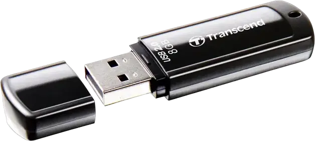 Memorie USB Transcend JetFlash 350, 8GB, Negru